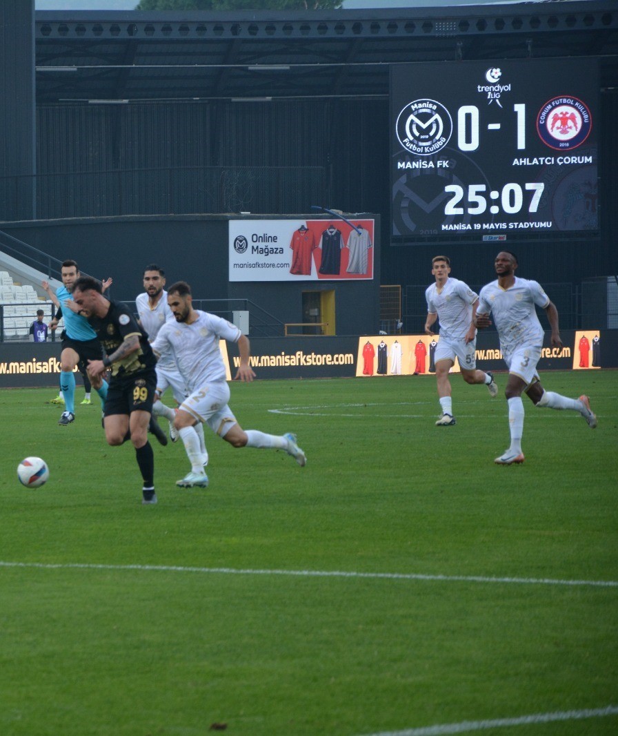 Trendyol 1. Lig: Manisa FK: 0 - Çorum FK: 1
