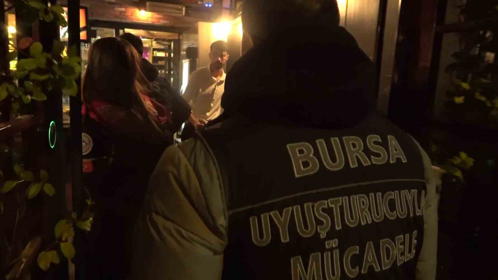 Bursa polisinden gece mekanlarına &quot;şok&quot; baskın