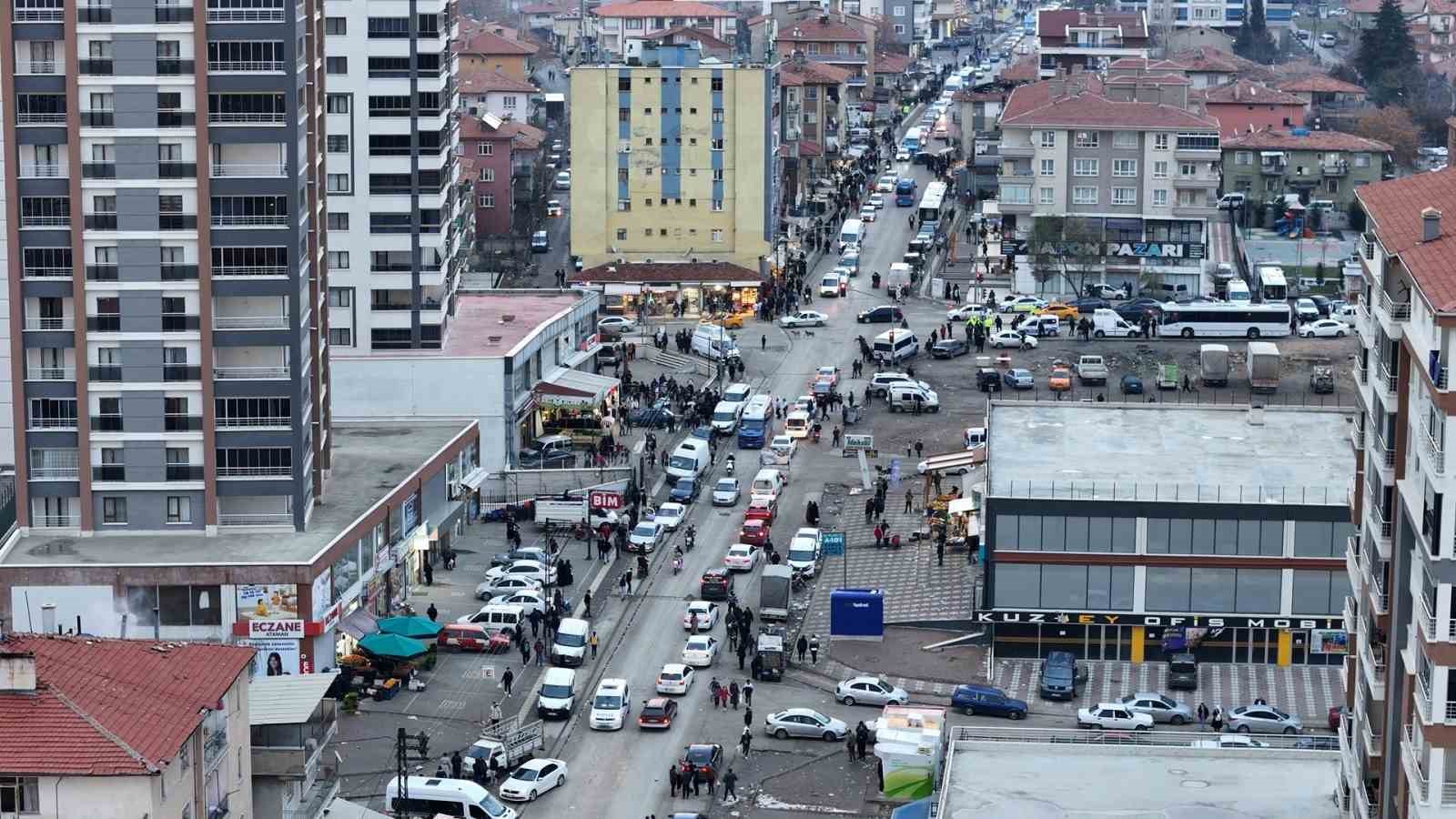 Ankara’daki Suriyeli vatandaşların coşkusu havadan görüntülendi
