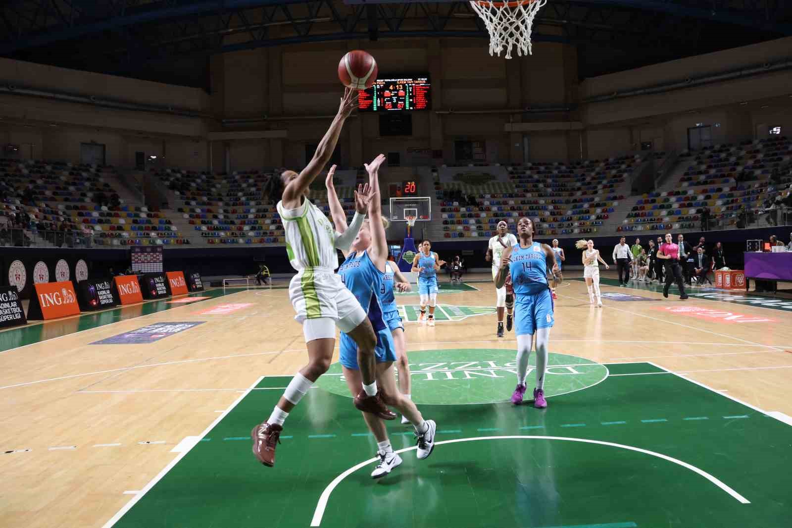 Kadınlar Basketbol Süper Ligi: Danilos Pizza: 93 - Tarsusspor: 90
