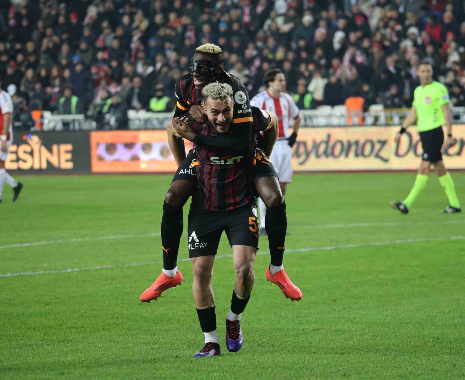 Galatasaray, Sivas’ta farkı 6’ya çıkardı
