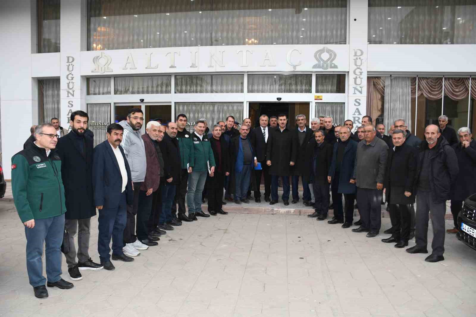 Battalgazi il&ccedil;esinin sulama suyu sorunu masaya yatırıldı

