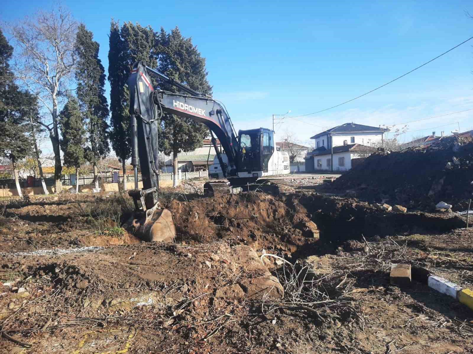 Çorlu’da yıkılan Türkgücü İlkokulu’nun yapımına başlandı