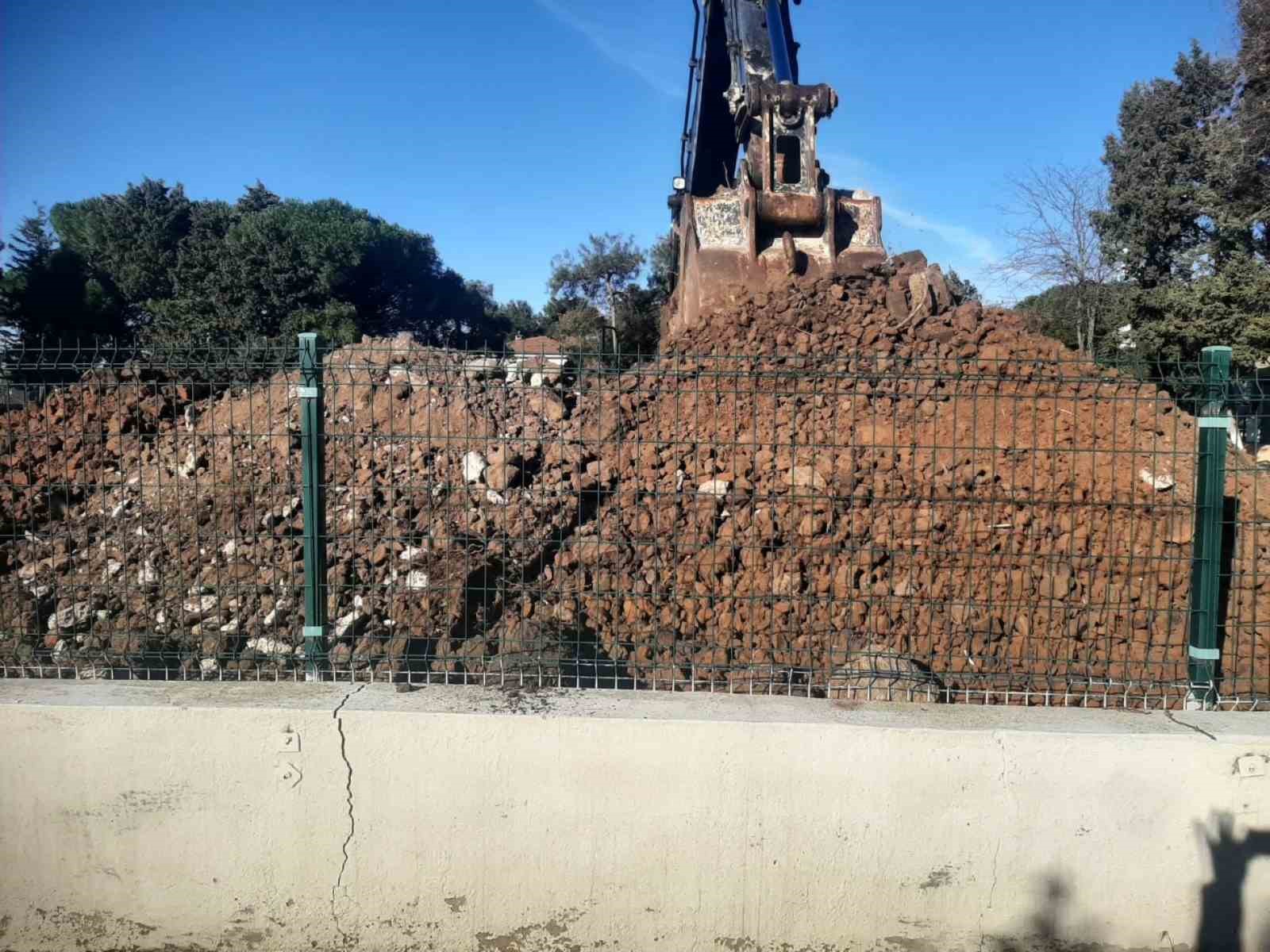 Çorlu’da yıkılan Türkgücü İlkokulu’nun yapımına başlandı
