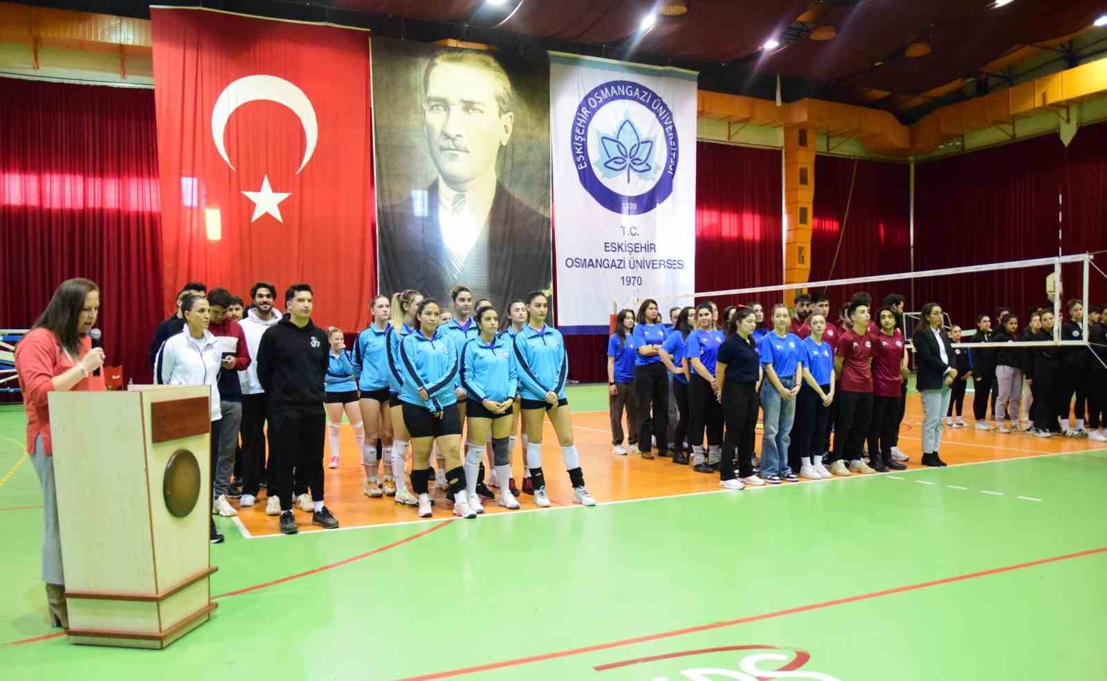 ÜNİLİG Voleybol Bölgesel Lig Müsabakaları ESOGÜ’de başladı