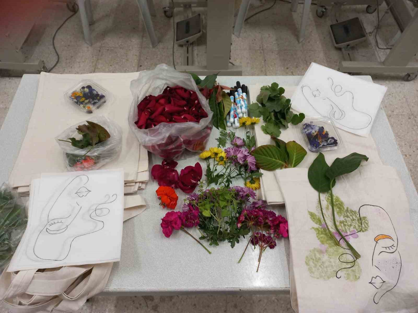 BA&Uuml;N&rsquo;DE doğadan ilham alan &rsquo;Ecoprint&rsquo; etkinliği d&uuml;zenlendi
