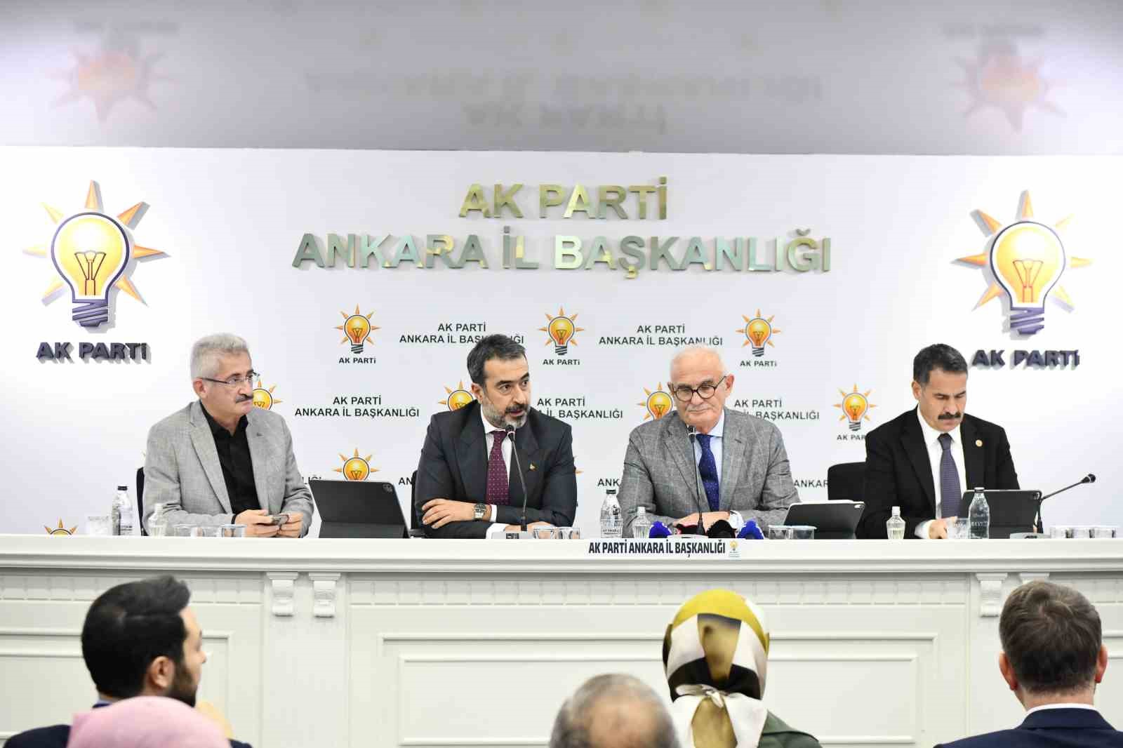 AK Parti Genel Başkan Yardımcısı Yılmaz: &ldquo;Ankara İl Kongresi 7 Şubat&rsquo;ta yılbaşından sonra inşallah&rdquo;
