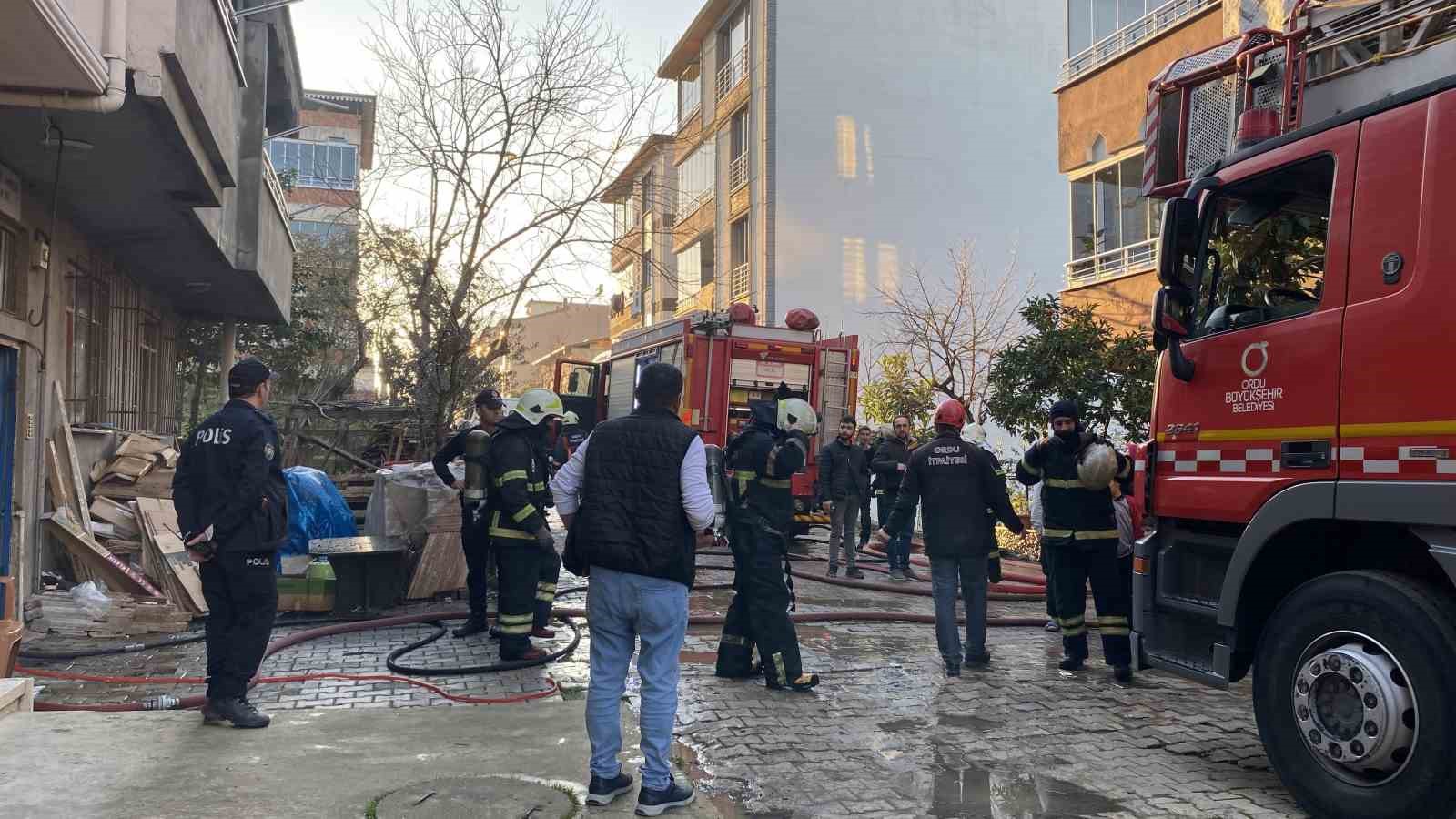 Ordu&rsquo;da ev yangını
