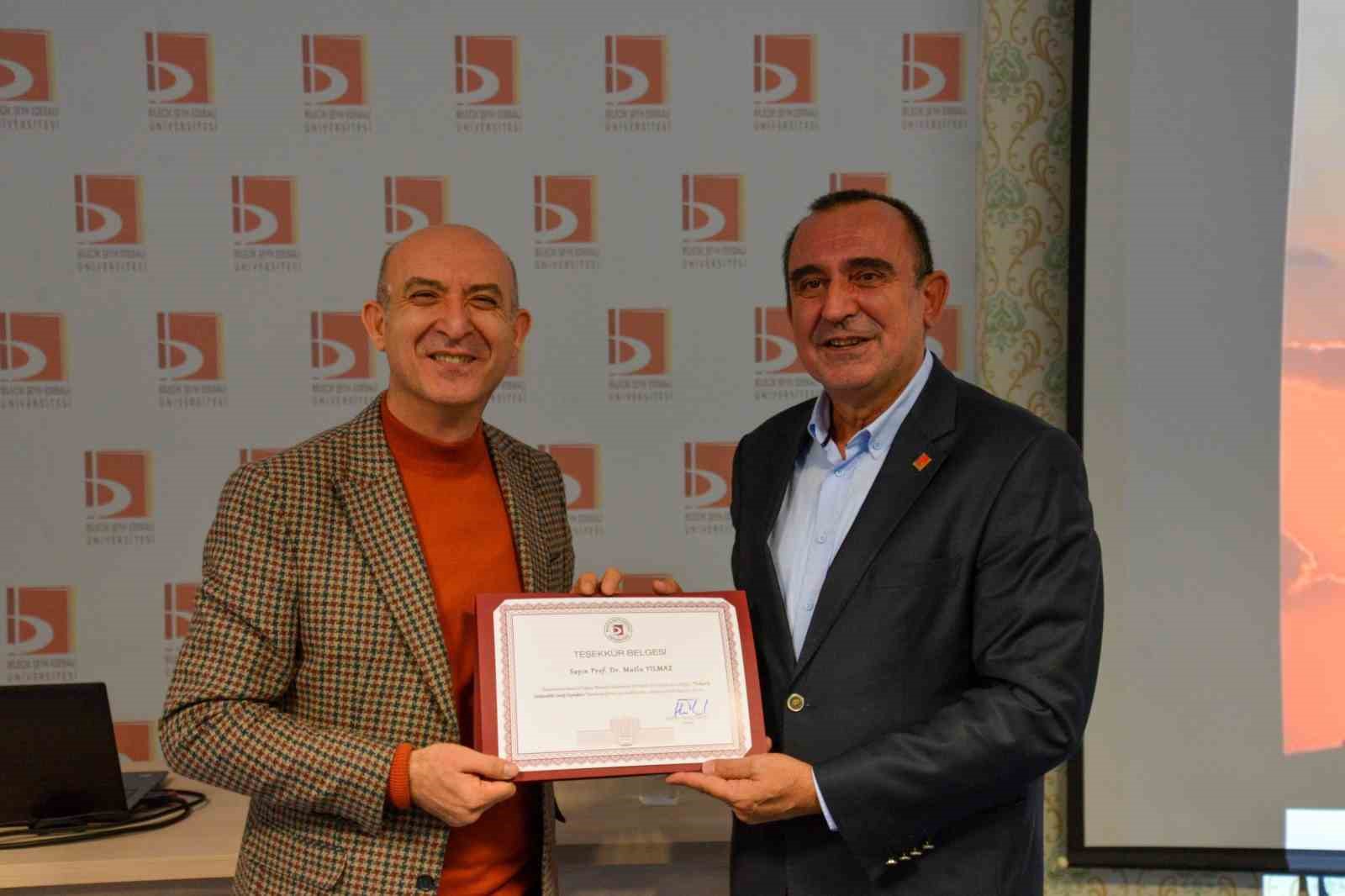 BŞEÜ’de ’Türkiye’deki Yenilenebilir Enerji Kaynakları Semineri’ni düzenlendi