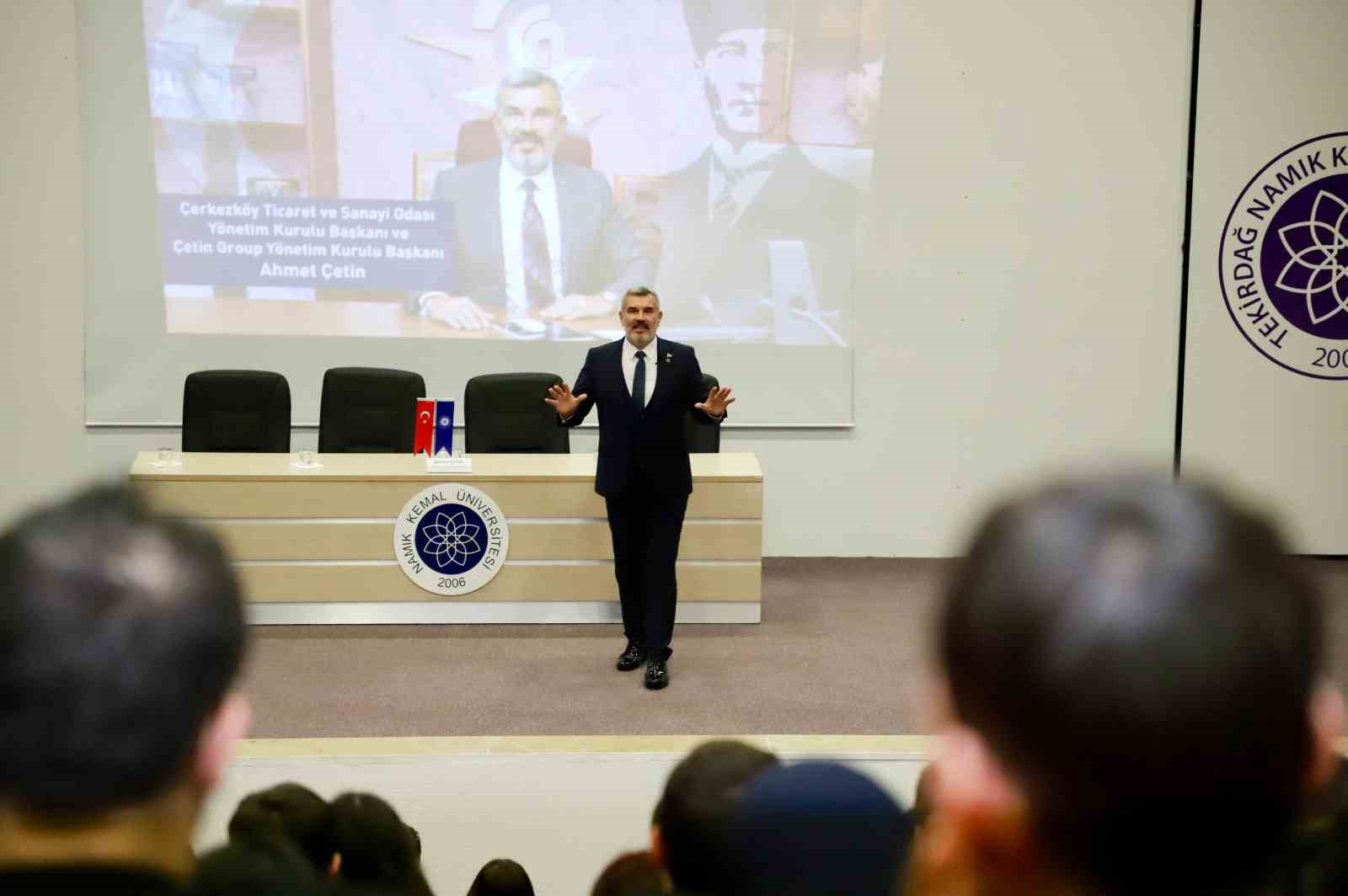 &Ccedil;TSO Başkanı &Ccedil;etin: &ldquo;En iyi bildiğiniz işi yapın&rdquo;
