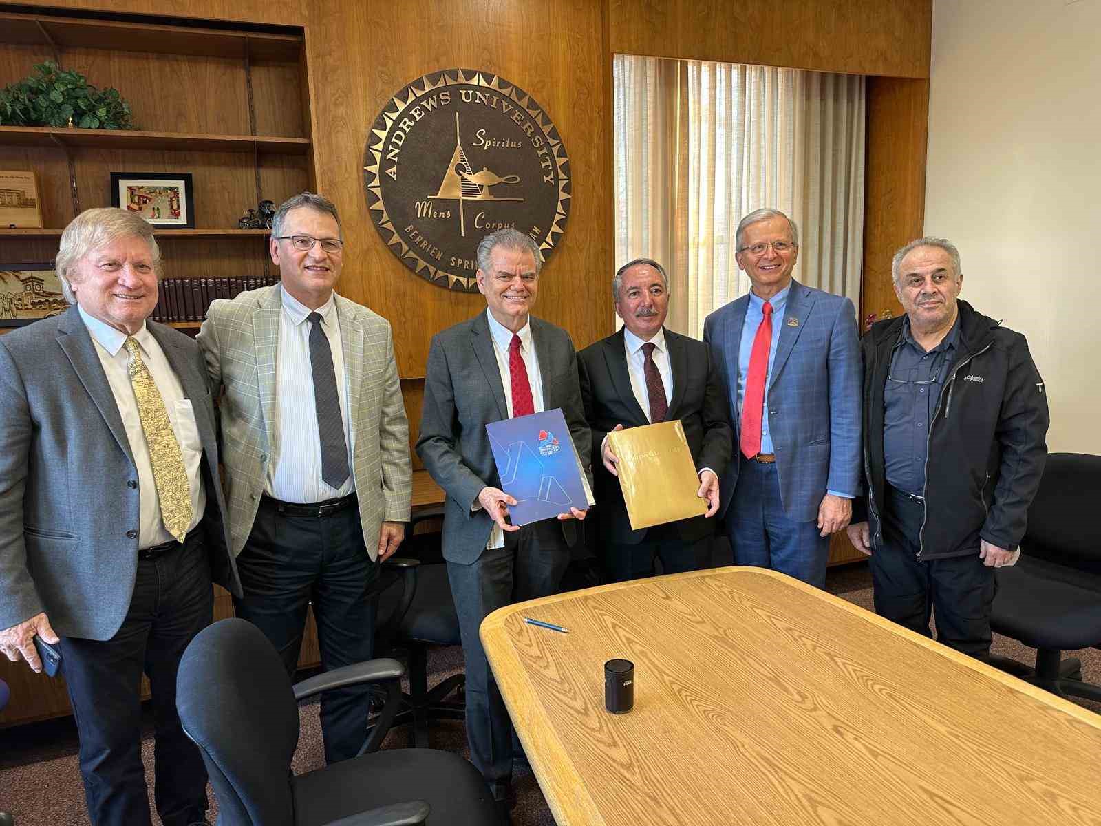 Aİ&Ccedil;&Uuml; ile ABD Andrews &Uuml;niversitesi arasında iş birliği protokol&uuml; imzalandı
