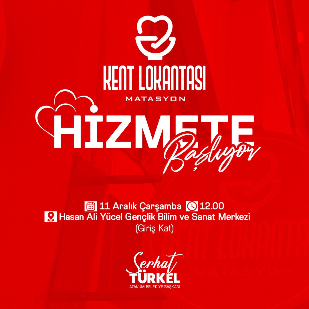 Atakum Belediyesi Kent Lokantası hizmete a&ccedil;ılıyor
