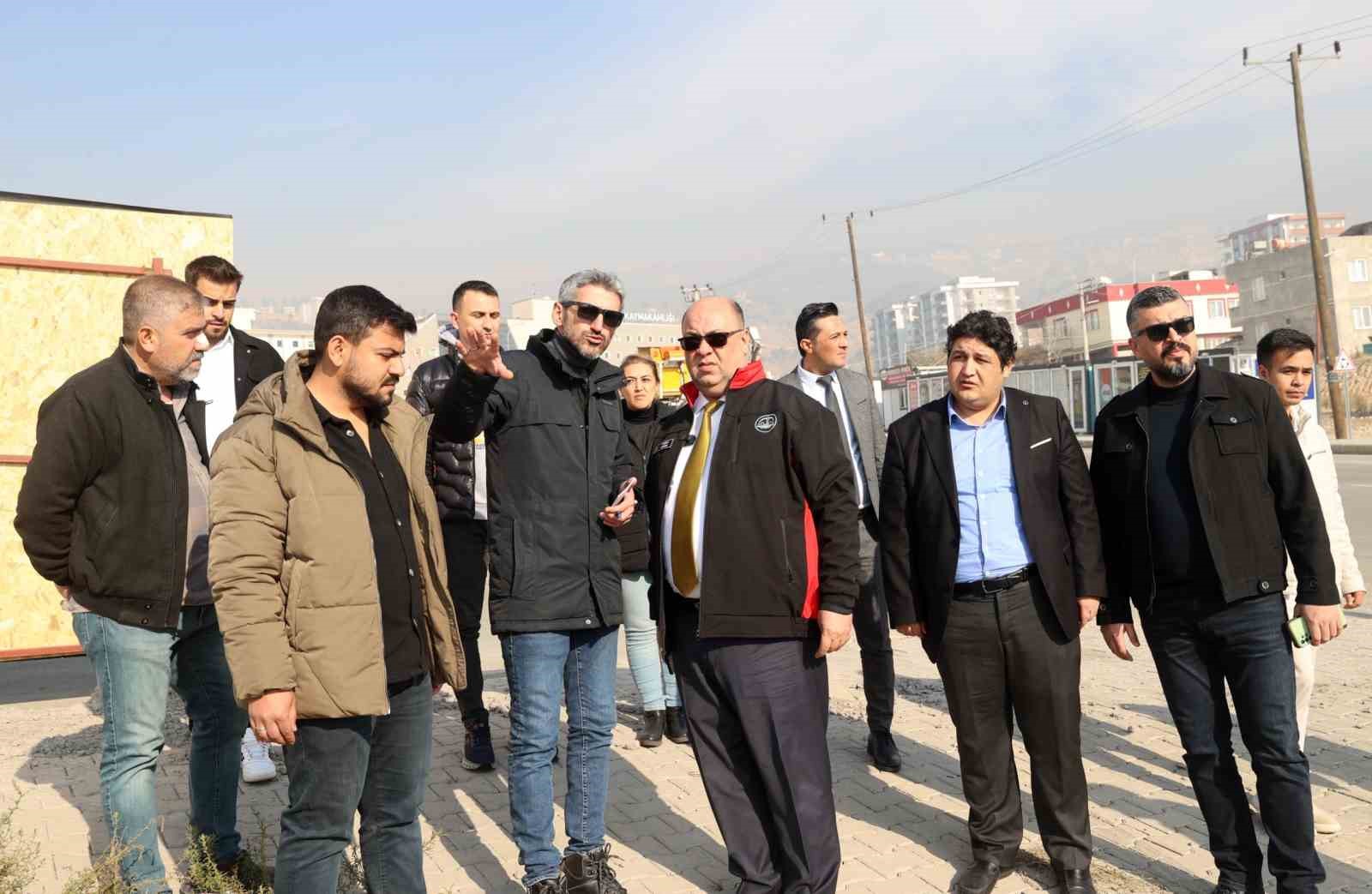 Başkan Akpınar&rsquo;dan inşaat sahasında inceleme
