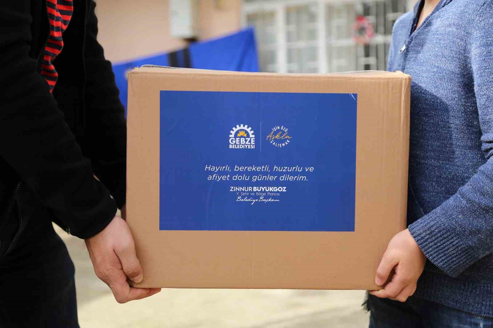 Gebze’de 44 bin kişiye yardım dağıtıldı