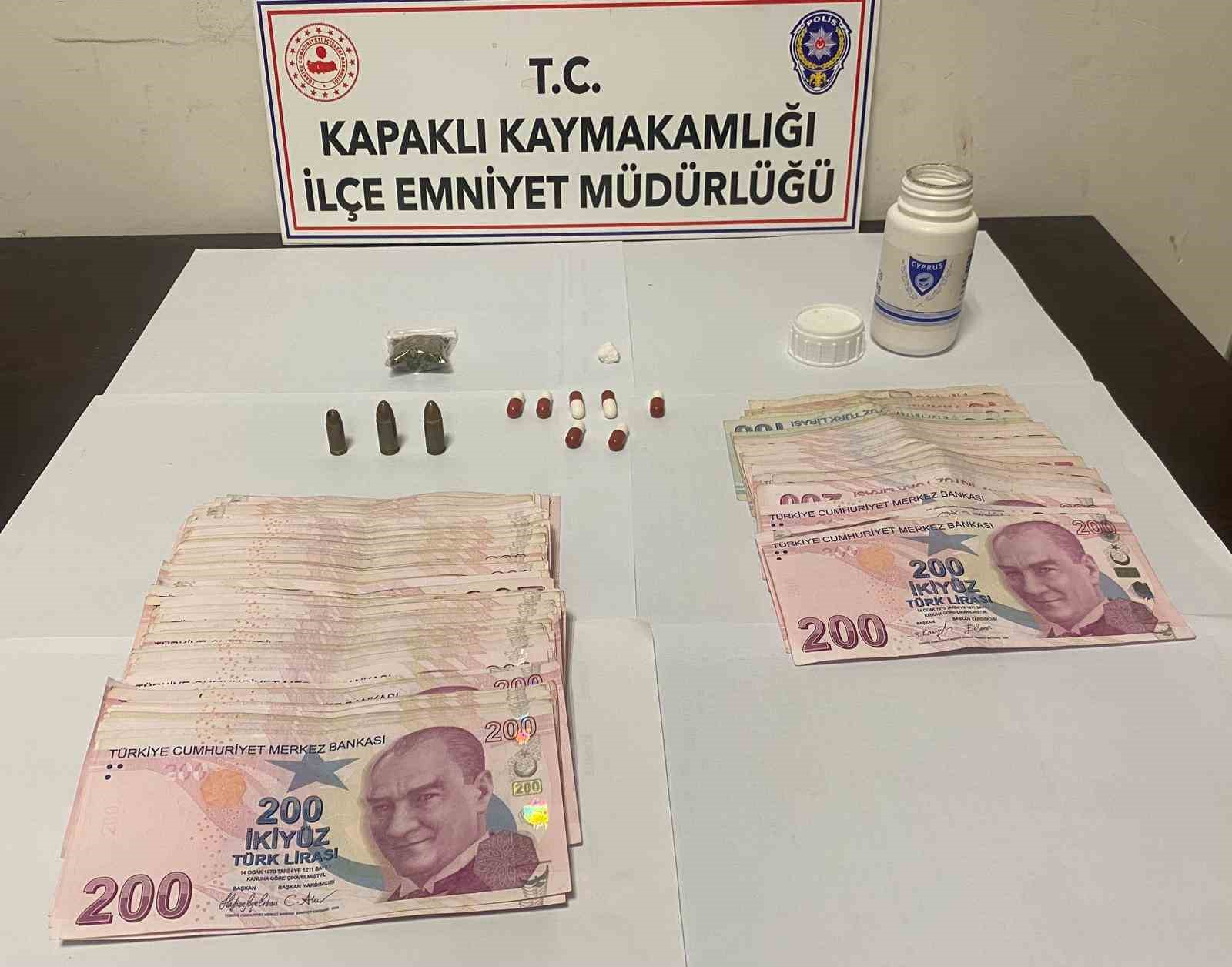 Kapaklı’da uyuşturucu madde ticareti yapan 1 kişi tutuklandı