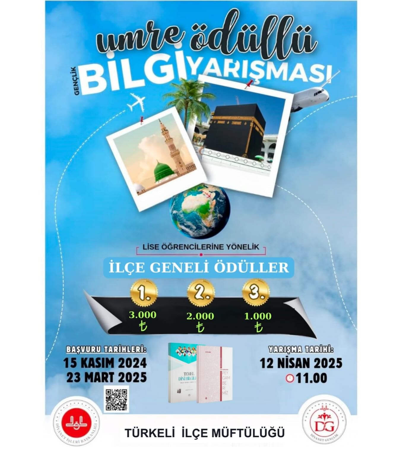 Türkeli’de Umre Ödüllü Bilgi Yarışmaları başvuruları başladı
