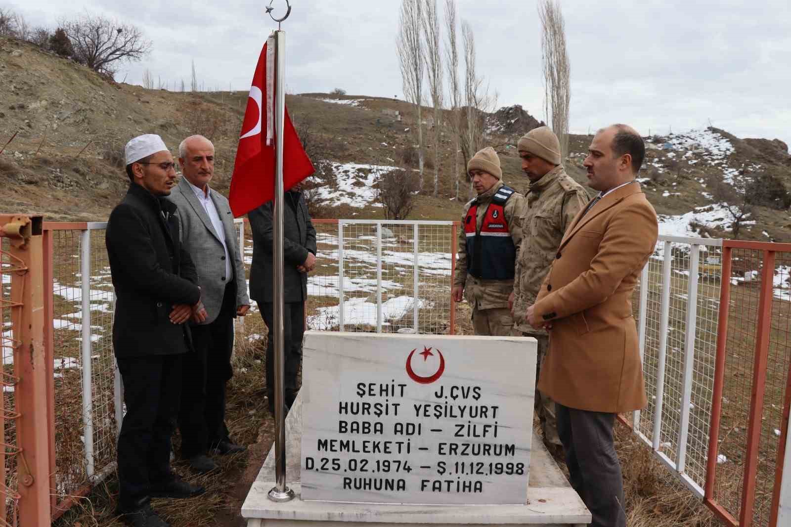 Oltu’da şehide vefa