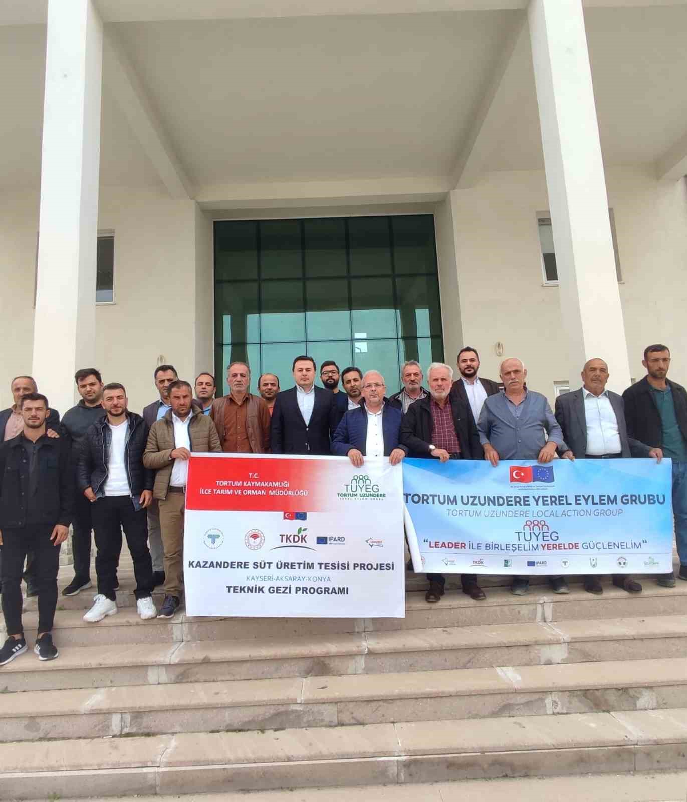 Tortum Kazandere köyü süt üretim tesisi faaliyetlerine başlamak için gün sayıyor