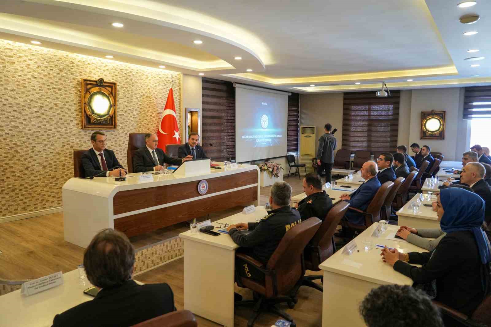 Manisa&rsquo;da Bağımlılıkla M&uuml;cadele Koordinasyon Kurulu toplandı
