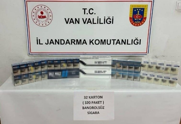 Van&rsquo;da 860 paket ka&ccedil;ak sigara ele ge&ccedil;irildi
