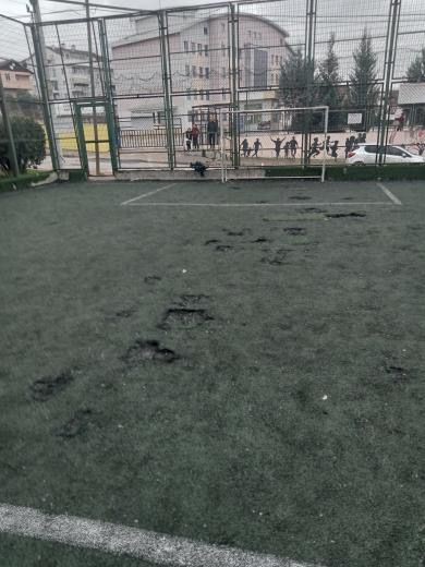 Patates tarlası değil, futbol sahası