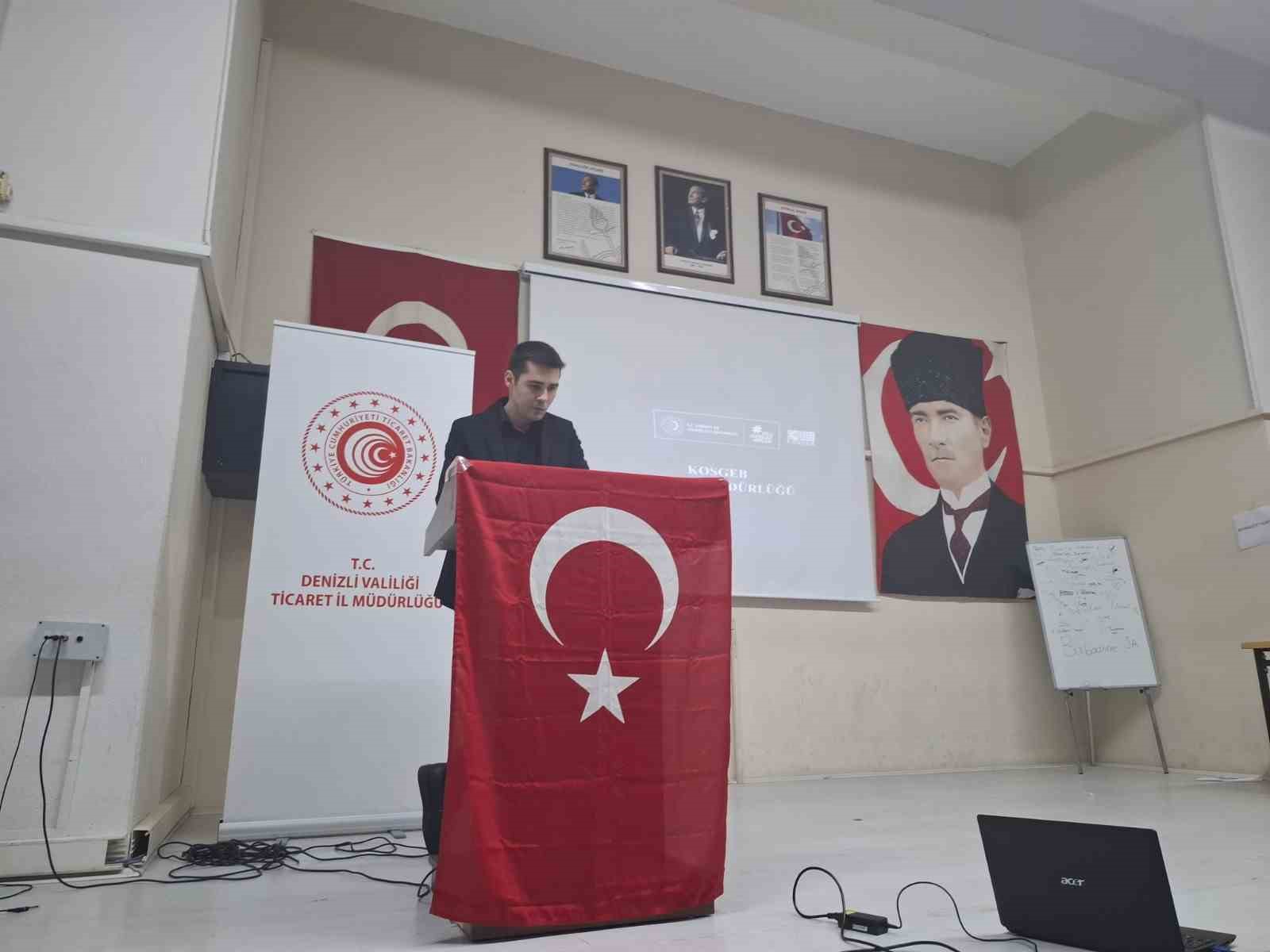 Denizli’nin 14 meslek lisesinde esnaflık anlatıldı