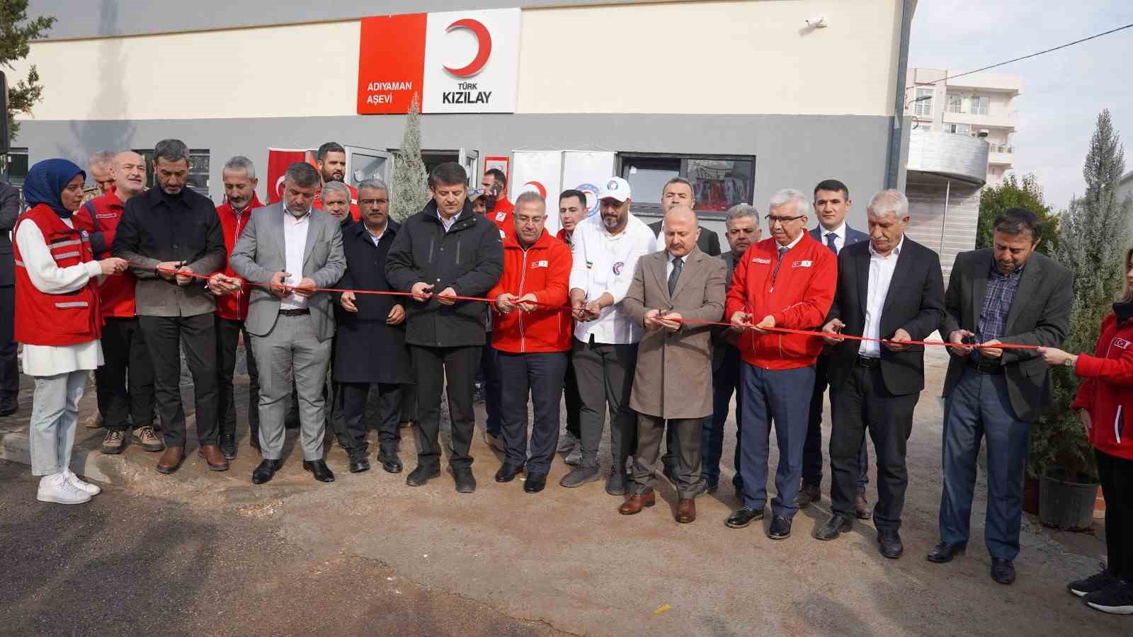 Adıyaman’da Kızılay Aşevi’nin açılışı yapıldı