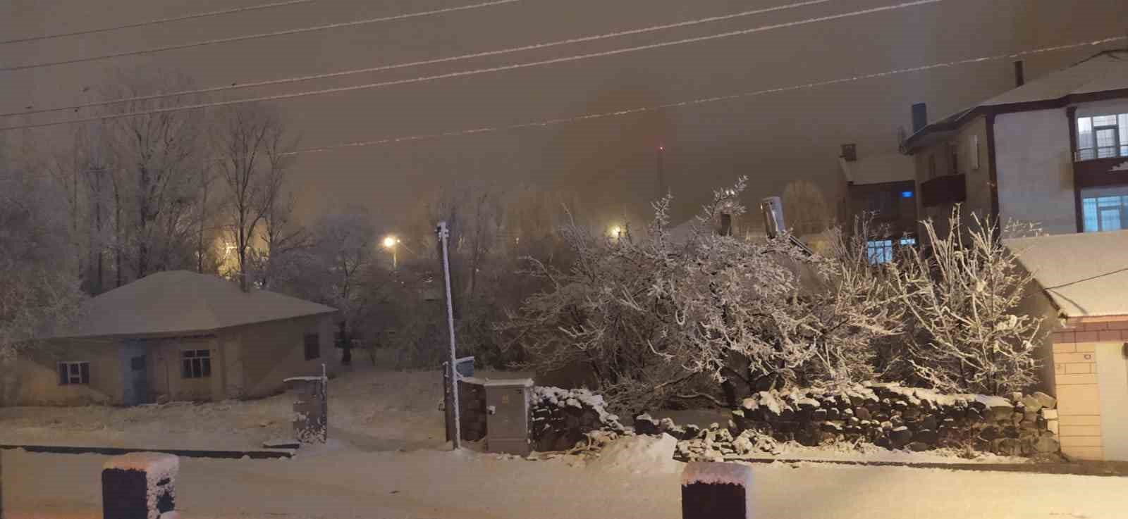 Muradiye&rsquo;de kar yağışı: 27 yerleşim yerinin yolu kapandı
