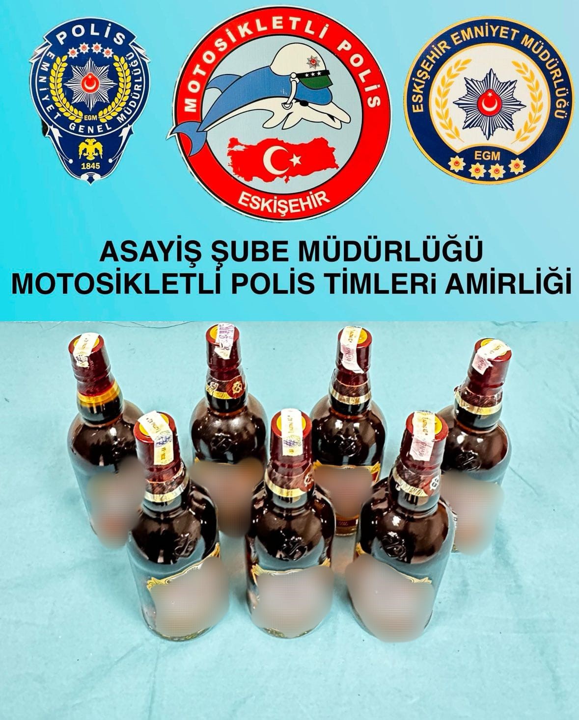 Eskişehir&rsquo;de yeni yıl &ouml;ncesinde sahte alkol operasyonu
