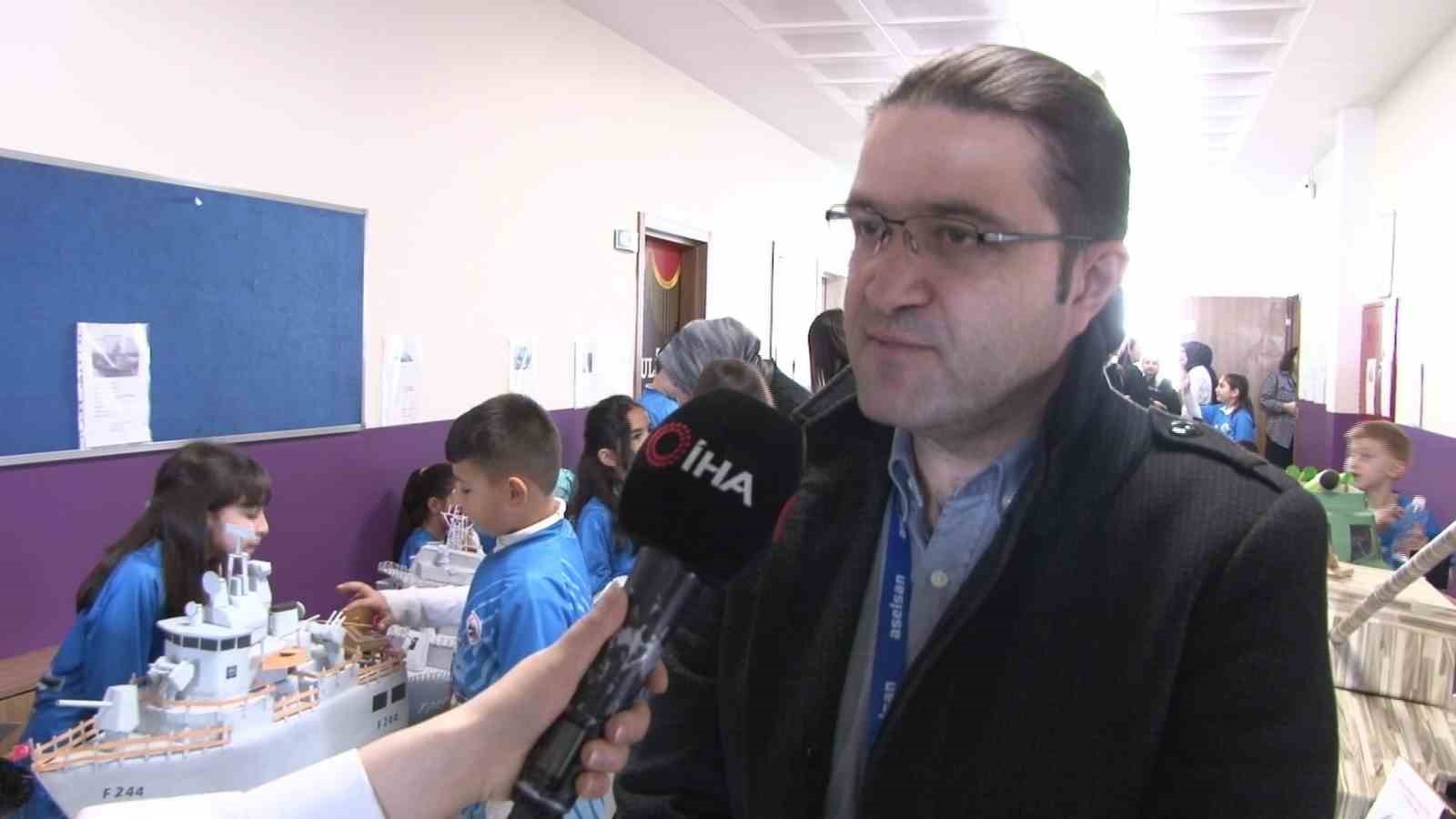 Yerli ve milli savunma sanayii ürünleri miniklere ilham verdi