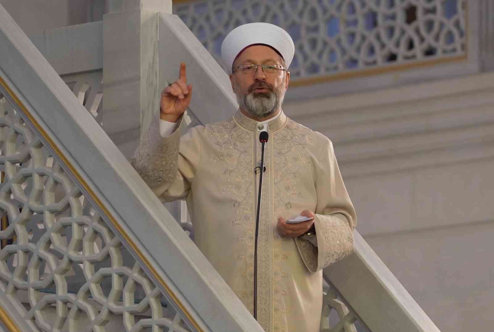 Diyanet İşleri Başkanı Ali Erbaş: &quot;Filistin’in kurtuluşunu da görürüz İnşallah&quot;