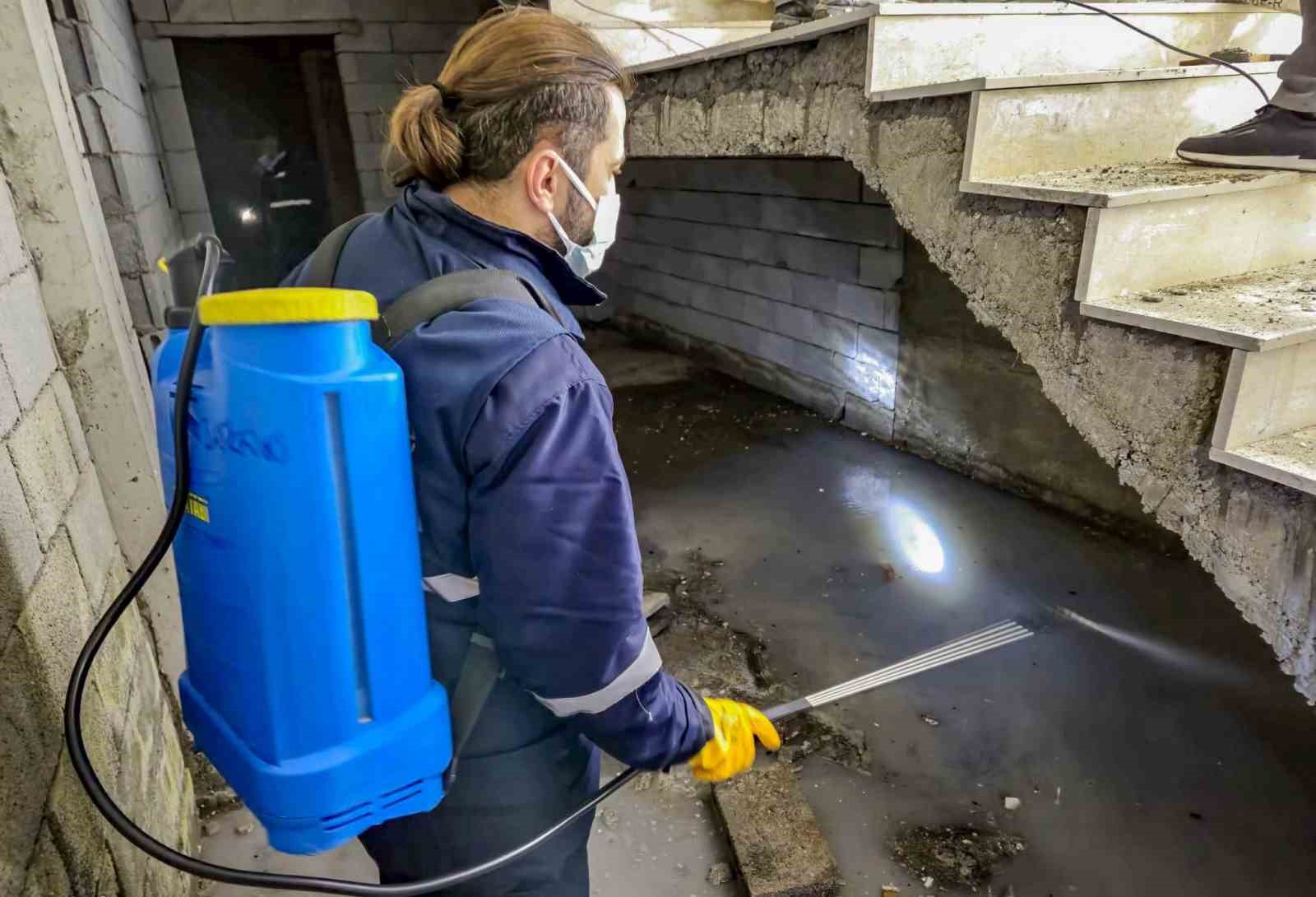 Haşerelere karşı kapsamlı kışlak çalışması başlatıldı