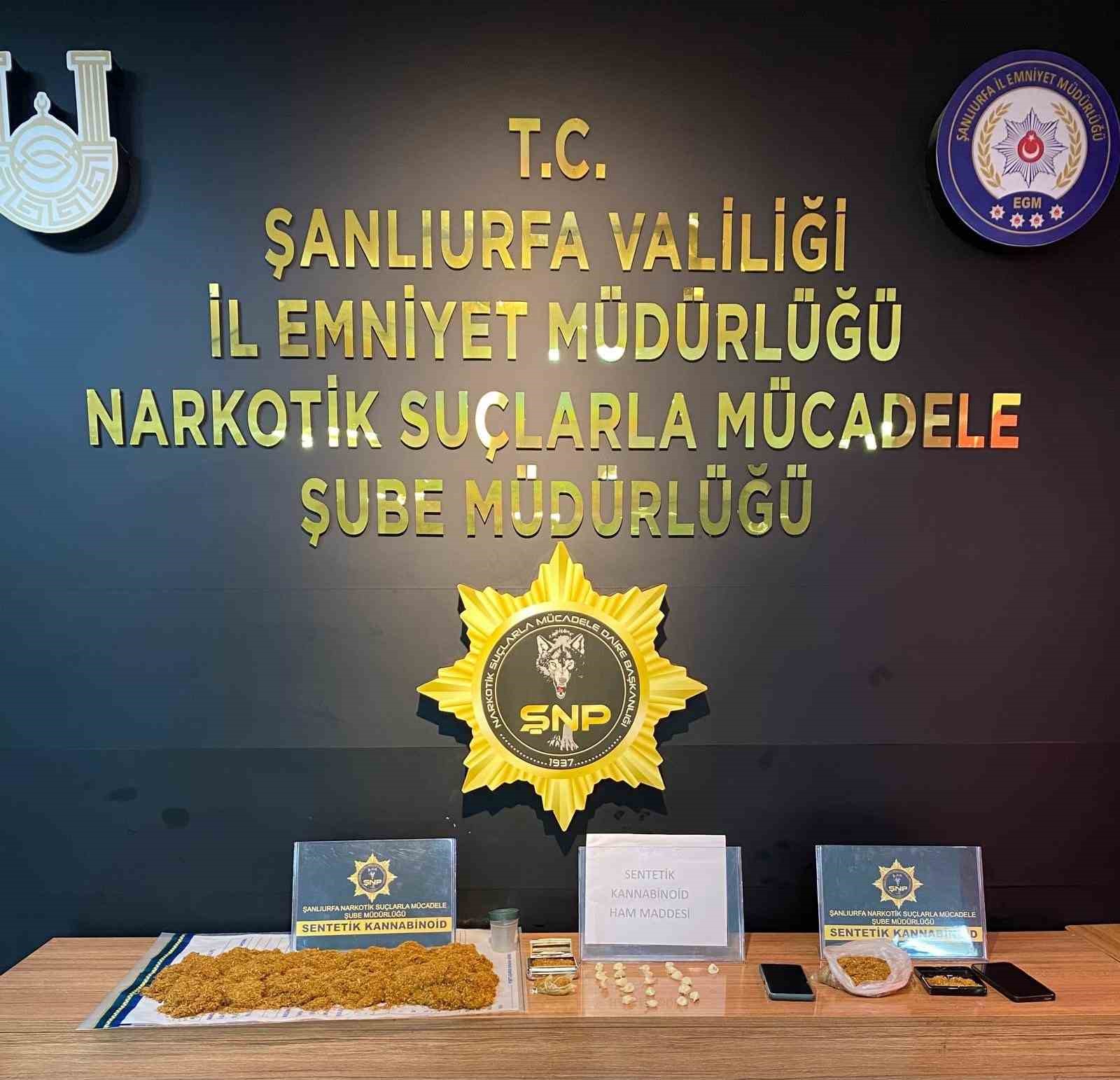 Şanlıurfa&rsquo;da uyuşturucu operasyonu: 5 tutuklama
