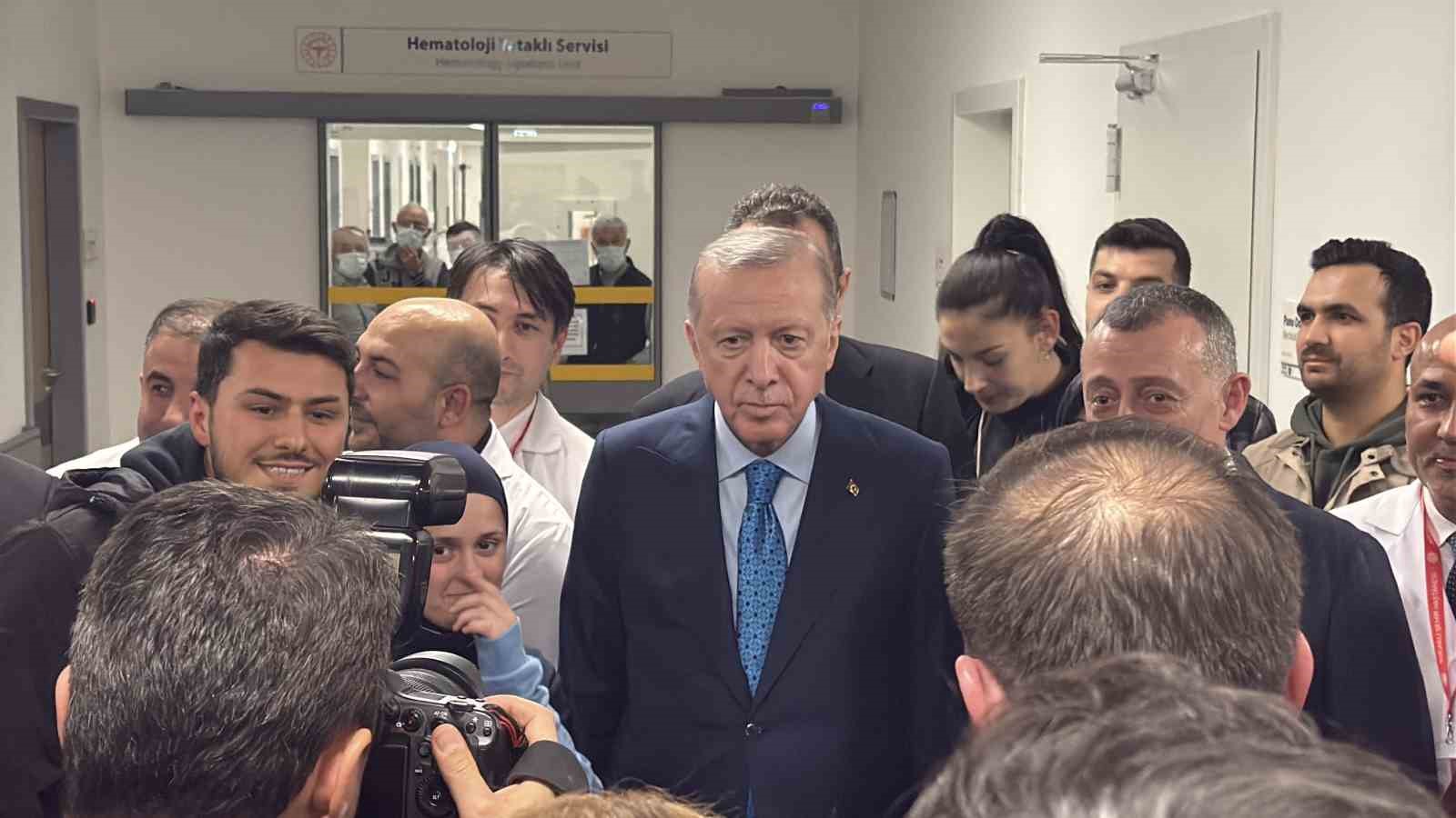 Cumhurbaşkanı Erdoğan, Kocaeli Şehir Hastanesi’ni ziyaret etti
