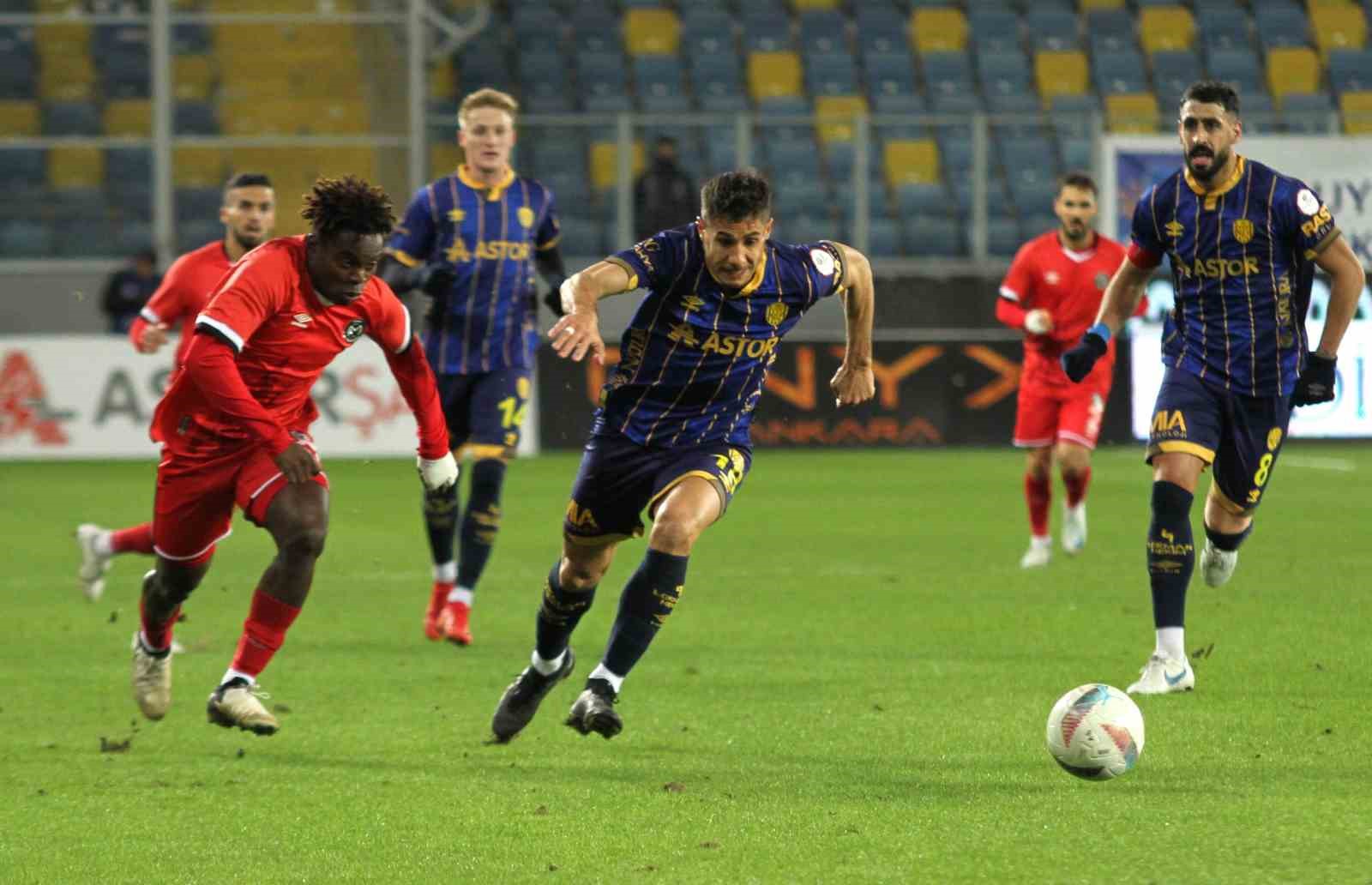 Trendyol 1. Lig: MKE Ankaragücü: 0 - Manisa FK: 1