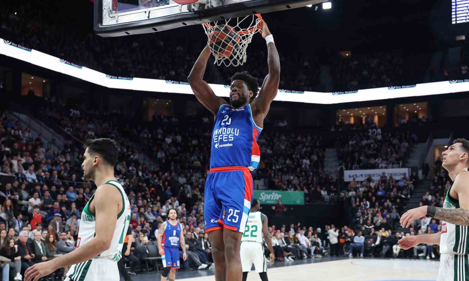 THY Euroleague: A. Efes: 93 - Panathinaikos: 67