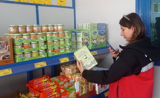 Bebek ve küçük çocuklara yönelik gıda satışı yapan işletmeler denetlendi