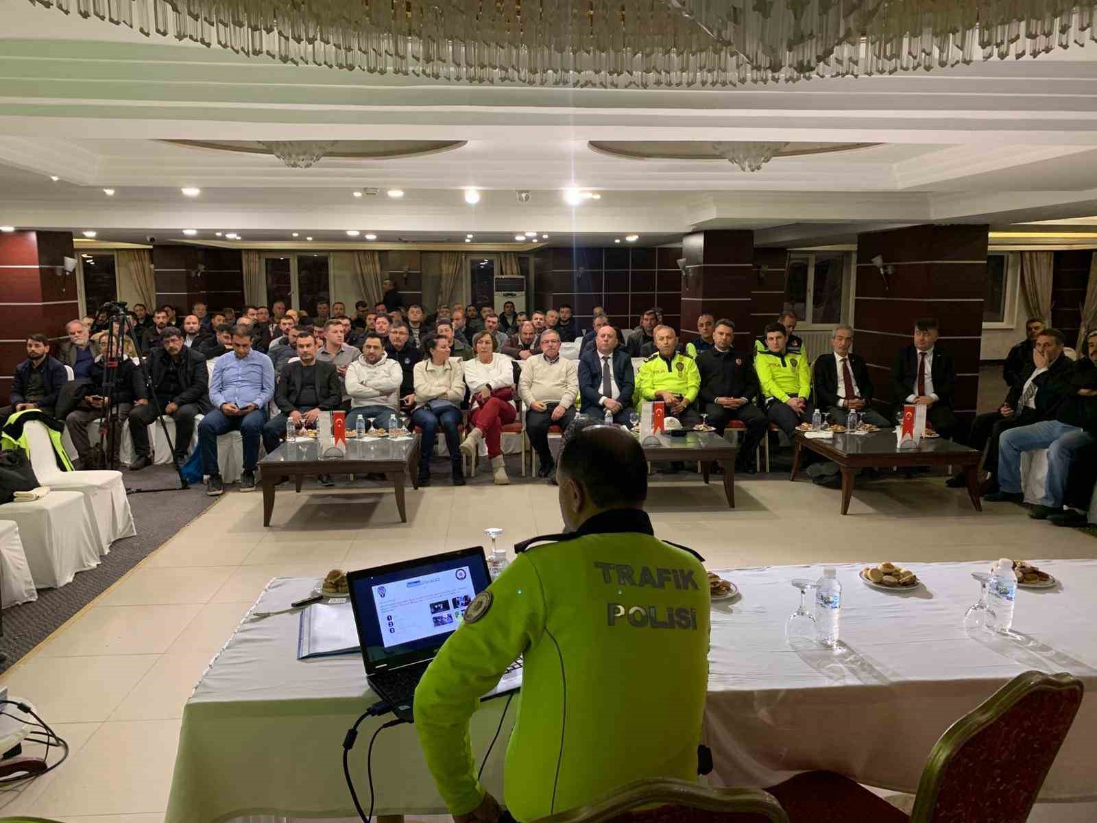 Dolmuş ve minibüs şoförlerine yönelik denetim