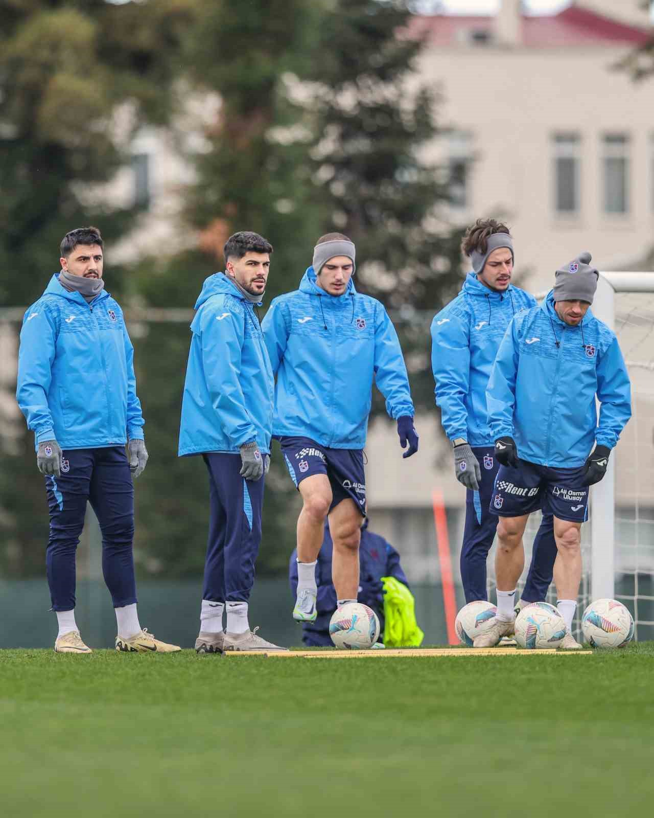 Trabzonspor, Galatasaray maçı hazırlıklarını sürdürdü
