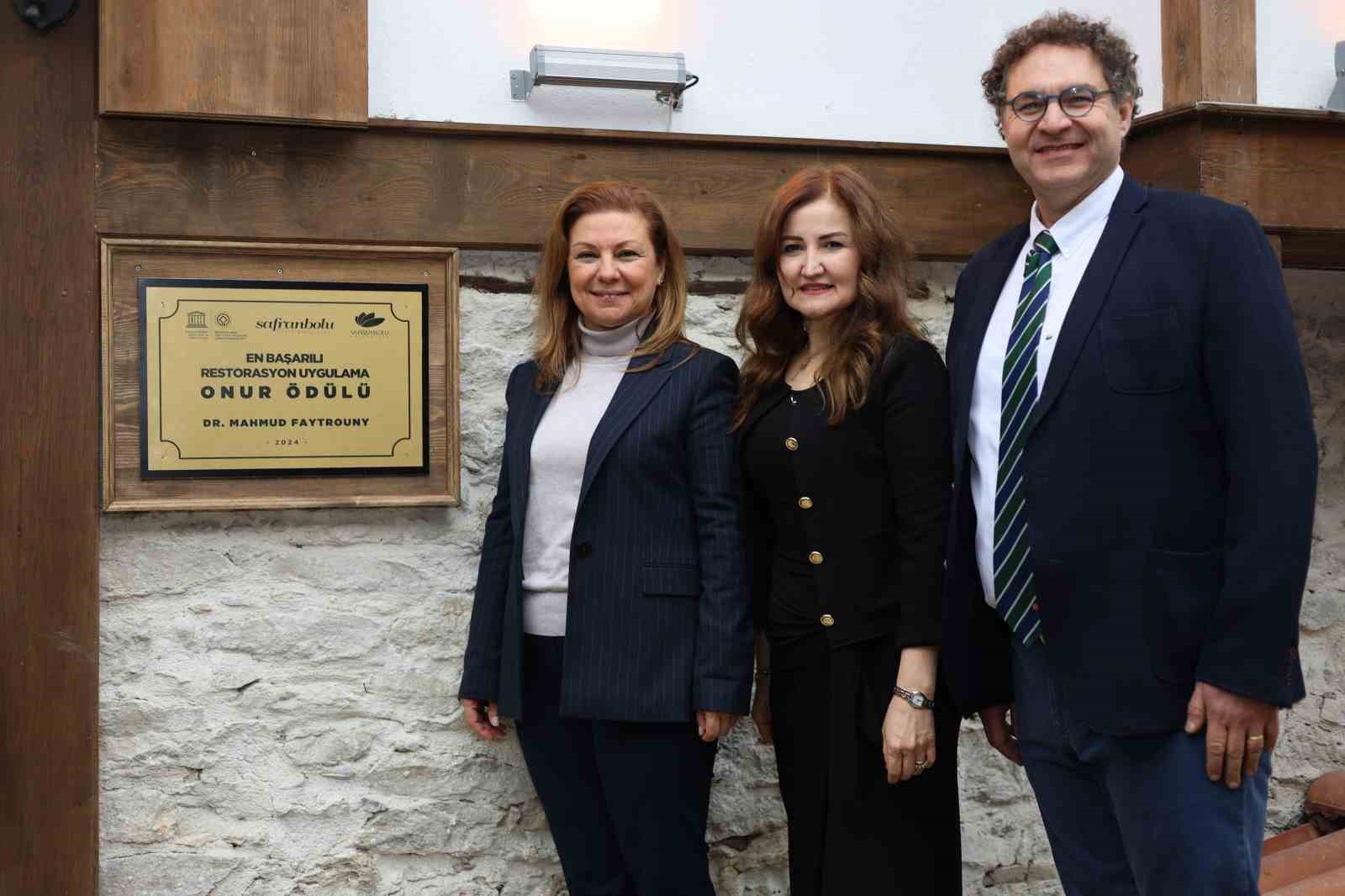 150 yıllık konağa &quot;En Başarılı Restorasyon Uygulama Onur Ödülü&quot; verildi