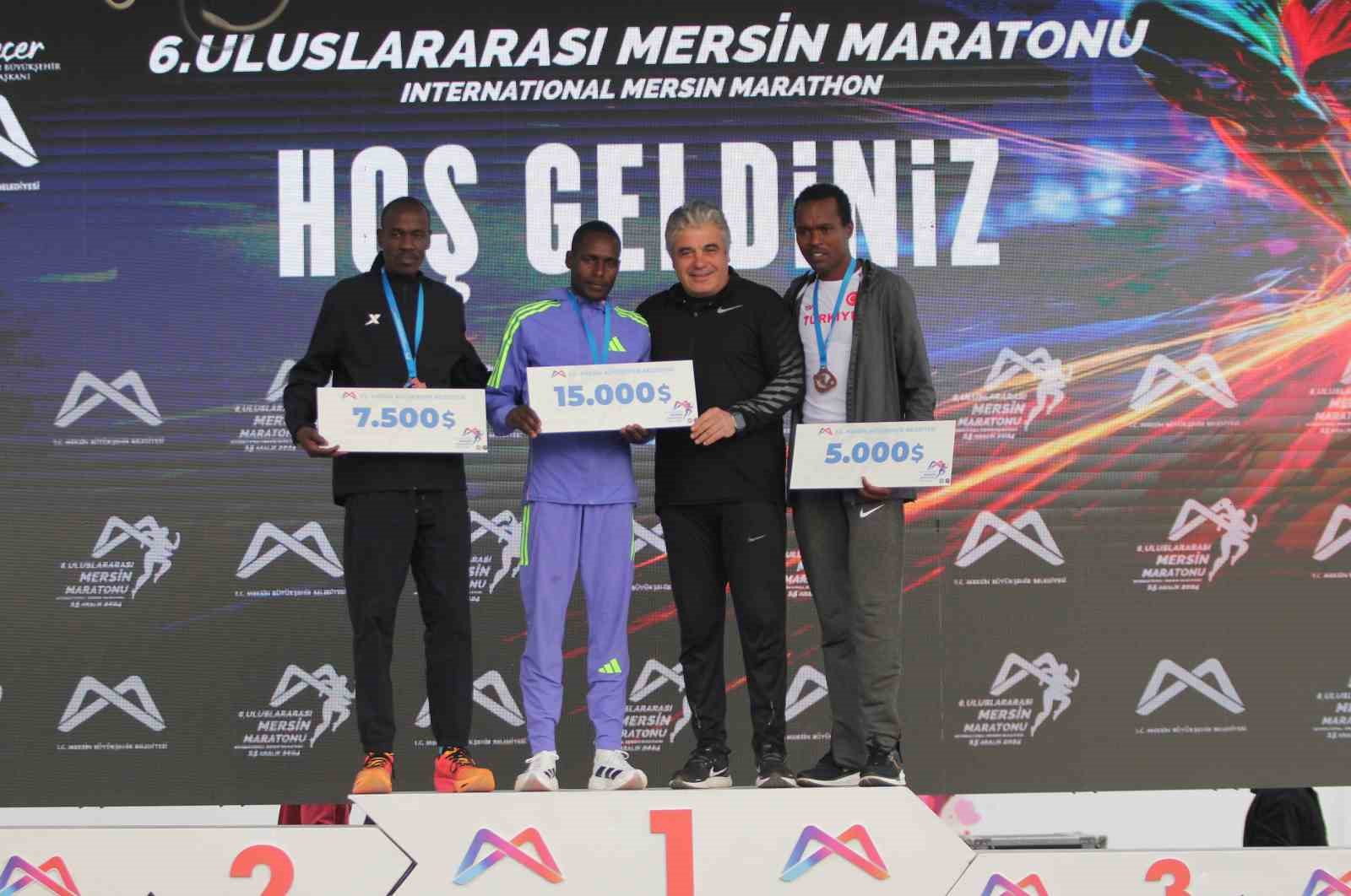 6. Uluslararası Mersin Maratonu’nda ödüller sahiplerini buldu