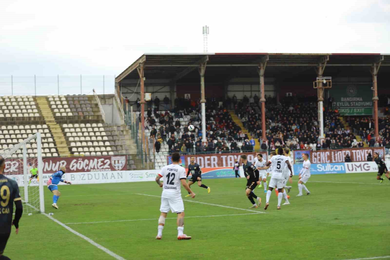 Trendyol 1. Lig Bandırmaspor: 2- Gen&ccedil;lerbirliği: 2
