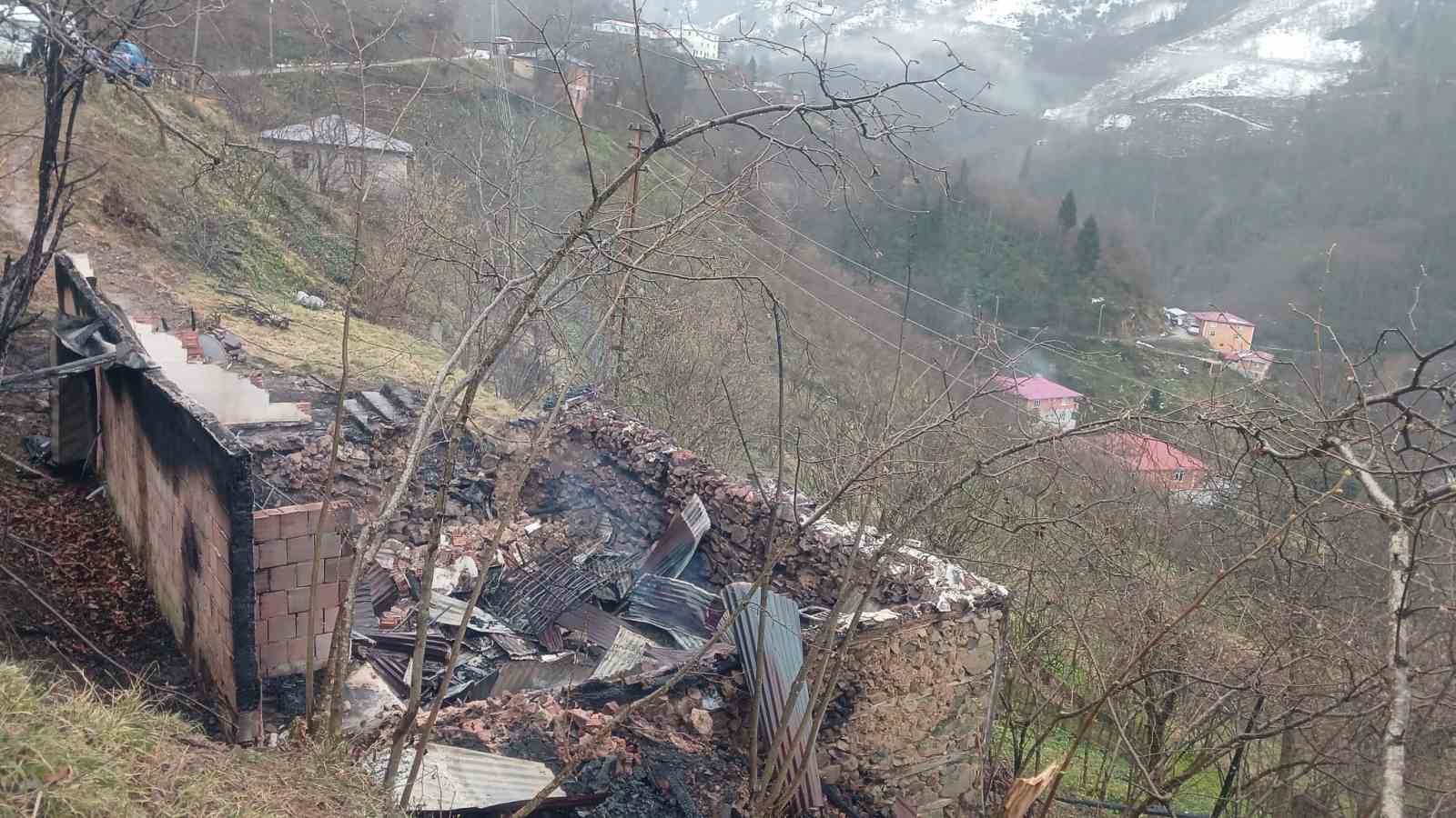 Giresun’da yangın: 1 ölü