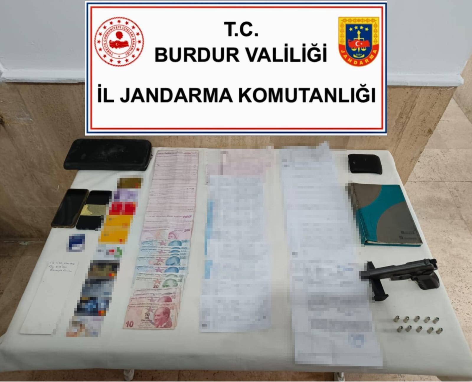 Burdur’da tefecilik operasyonu, 1 kişi tutuklandı