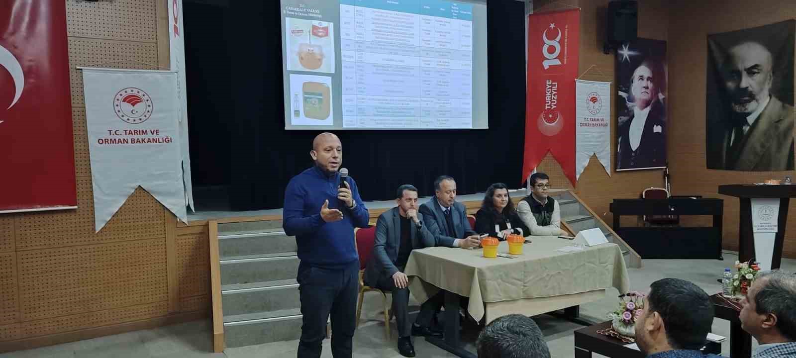 &Ccedil;anakkale&rsquo;de Akdeniz Meyve Sineği İle M&uuml;cadele Toplantısı Ger&ccedil;ekleştirildi
