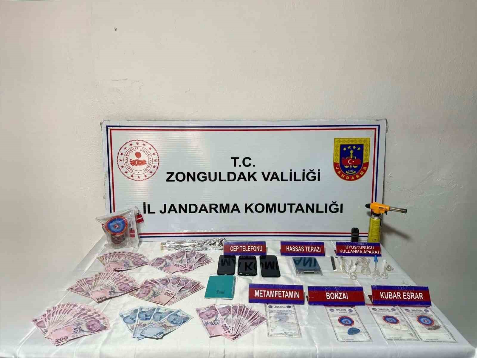 Zonguldak’ta uyuşturucu operasyonu: 3 gözaltı