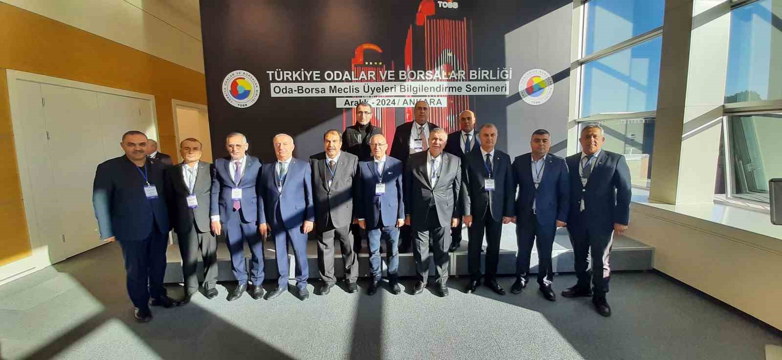 GTB meclis &uuml;yeleri, TOBB Bilgilendirme Semineri&rsquo;ne katıldı
