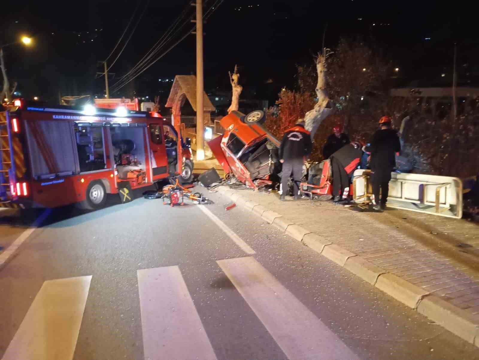 Kahramanmaraş’ta trafik kazası: 2 yaralı