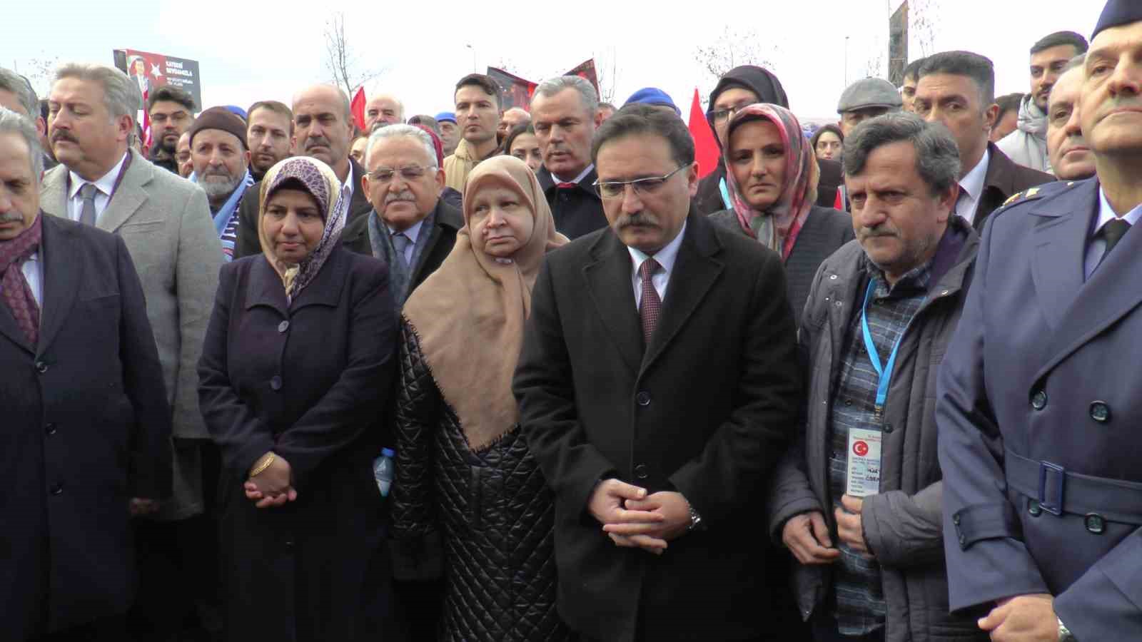 Kayseri şehitleri 8’inci yılında anıldı