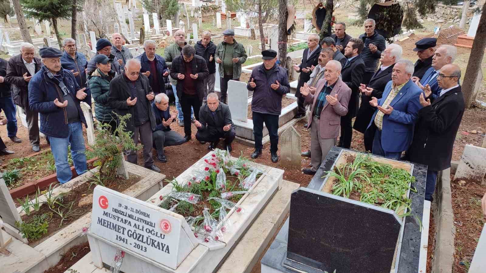 Başkan Tatık, Denizli’nin sevilen siyasetçisi Gözlükaya’yı unutmadı
